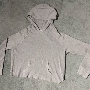 TNA Light Gray Textured Hoodie